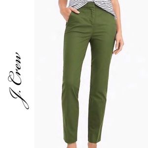 J. Crew Effortless Slim Cropped Chino Pants